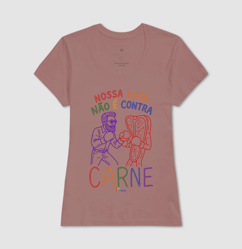 CAMISETA GOSPEL ADULTO CONTRA CARNE KINGDOM VIBES