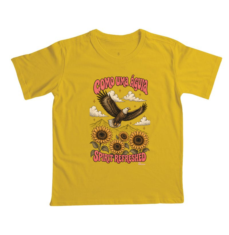 Camiseta Infantil Vintage Gospel Como Águia — SPIRIT REFRESHED Isaías 40:31