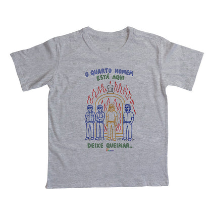 CAMISETA INFANTIL GOSPEL DEIXE QUEIMAR KINGDOM VIBES