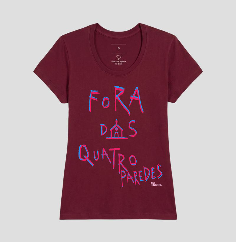 Camiseta Fora das 4 Paredes Burst of Colors