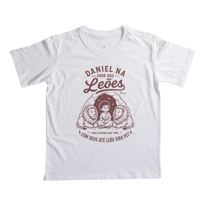 Camiseta Infantil Cova dos Leões