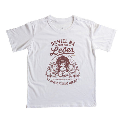 Camiseta Infantil Cova dos Leões