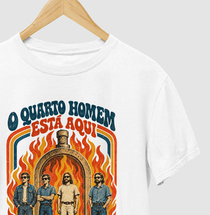 Camiseta Vintage O Quarto Homem - Fornalha