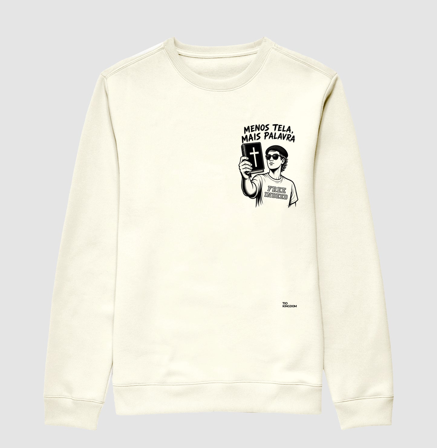 BLUSA GOSPEL MENOS TELA MAIS PALAVRA