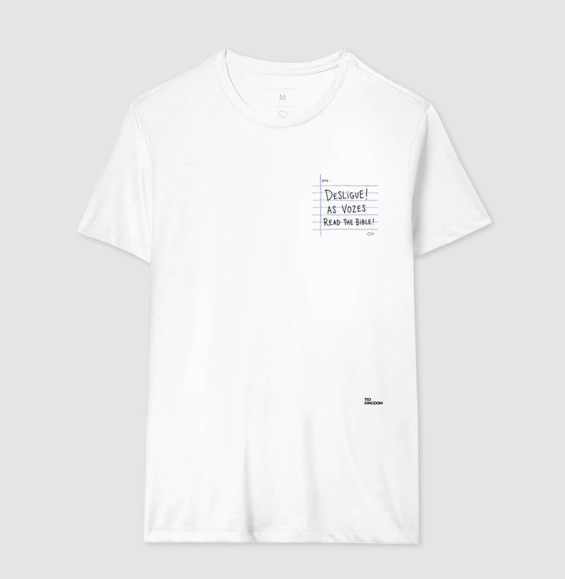 Camiseta Desligue as Vozes Pocket Style