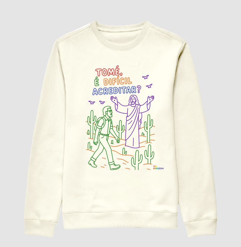 BLUSA GOSPEL TOMÉ E JESUS KINGDOM VIBES