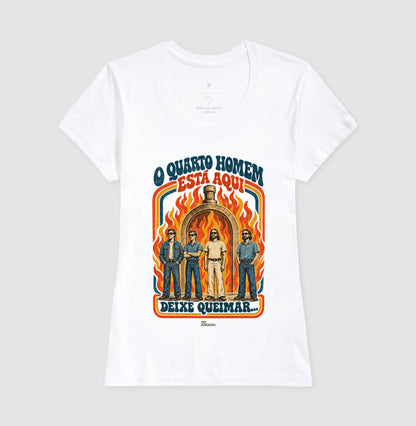 Camiseta Vintage O Quarto Homem - Fornalha