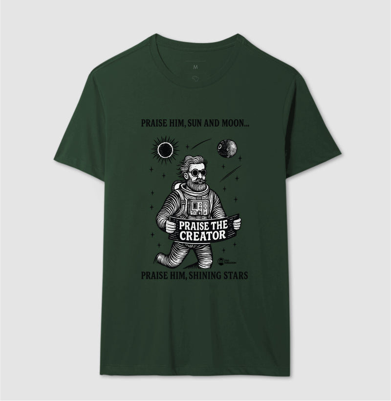 CAMISETA PRAISE THE CREATOR (LOUVE O CRIADOR)