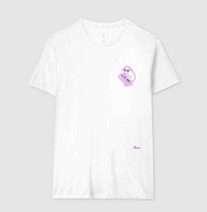 Camiseta Cristã The Peaceful Pianist Minimalista