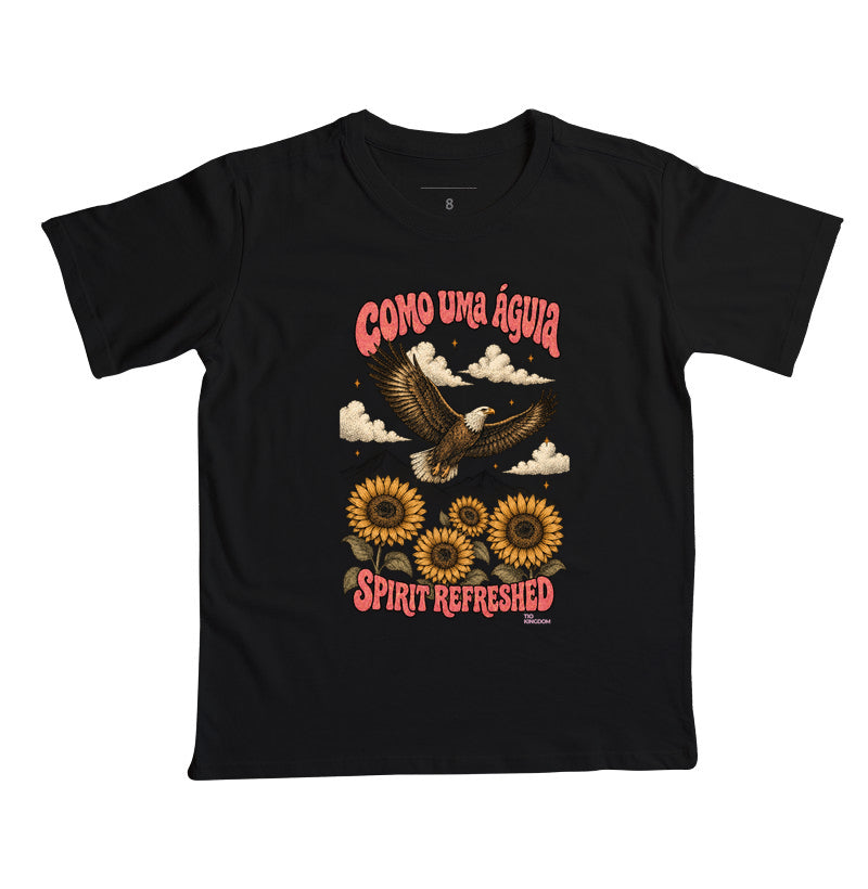 Camiseta Infantil Vintage Gospel Como Águia — SPIRIT REFRESHED Isaías 40:31
