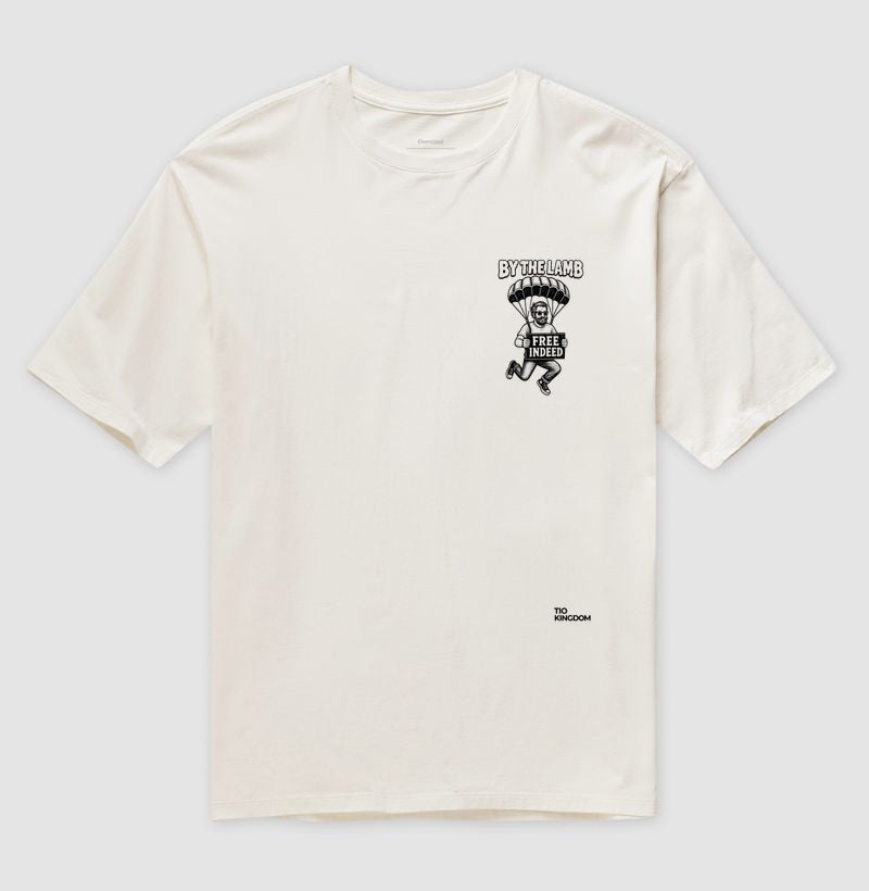 CAMISETA GOSPEL OVERSIZED BY THE LAMB MINIMALISTA