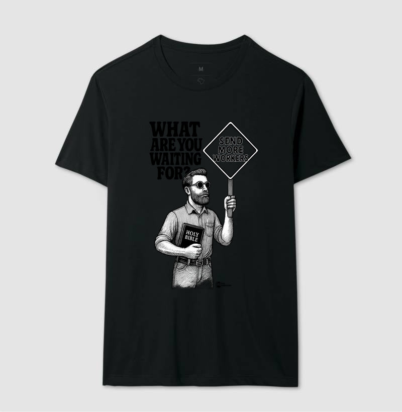 CAMISETA GOSPEL SEND MORE WORKERS