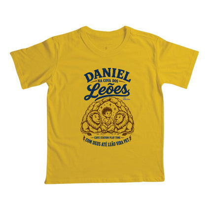 Camiseta Infantil Cova dos Leões Vintage Style