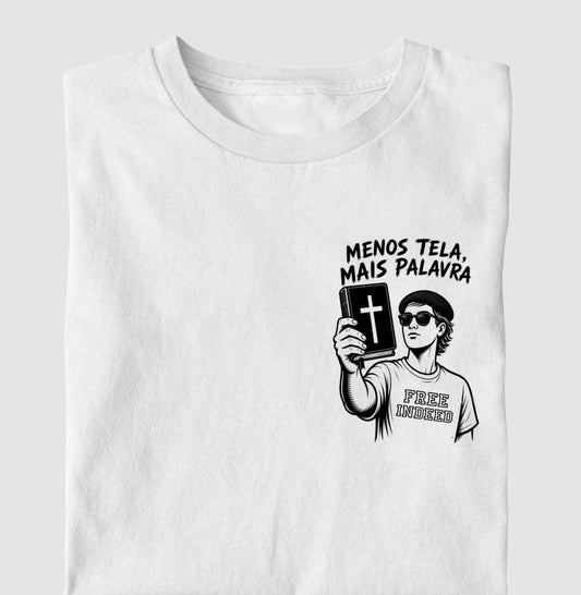 BLUSA GOSPEL MENOS TELA MAIS PALAVRA