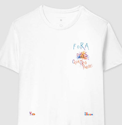 Camiseta Fora das Quatro Paredes – Coleção Aquarela Tio Kingdom