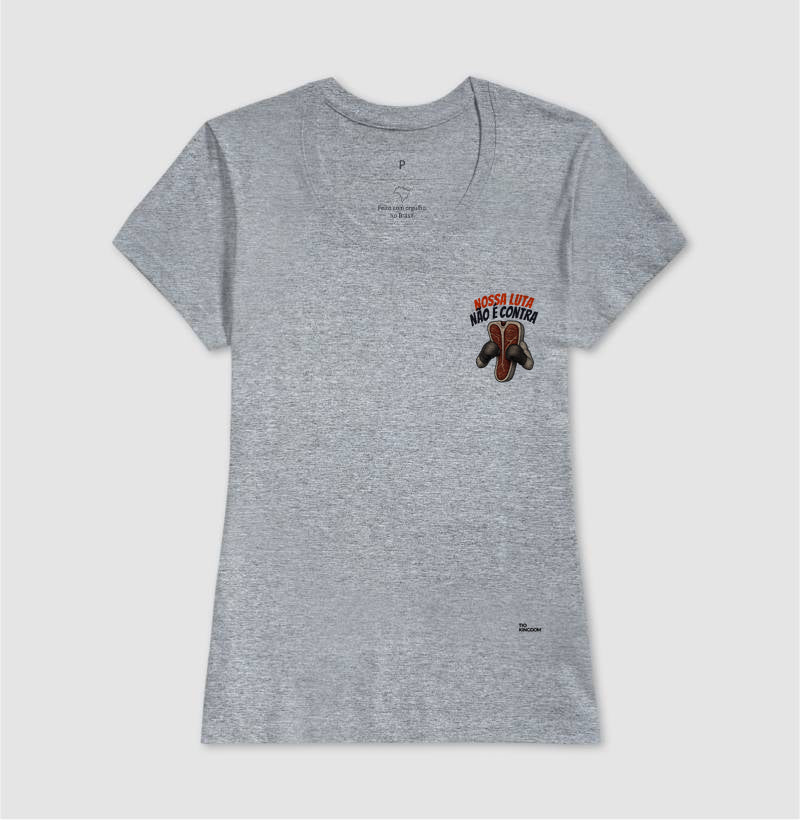 Camiseta Cristã Minimalista Efésios 6 Contra Carne