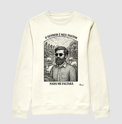 BLUSA MOLETOM O SENHOR É MEU PASTOR