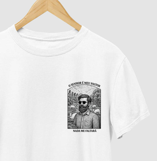 Camiseta Clássica Minimalista Salmo 23