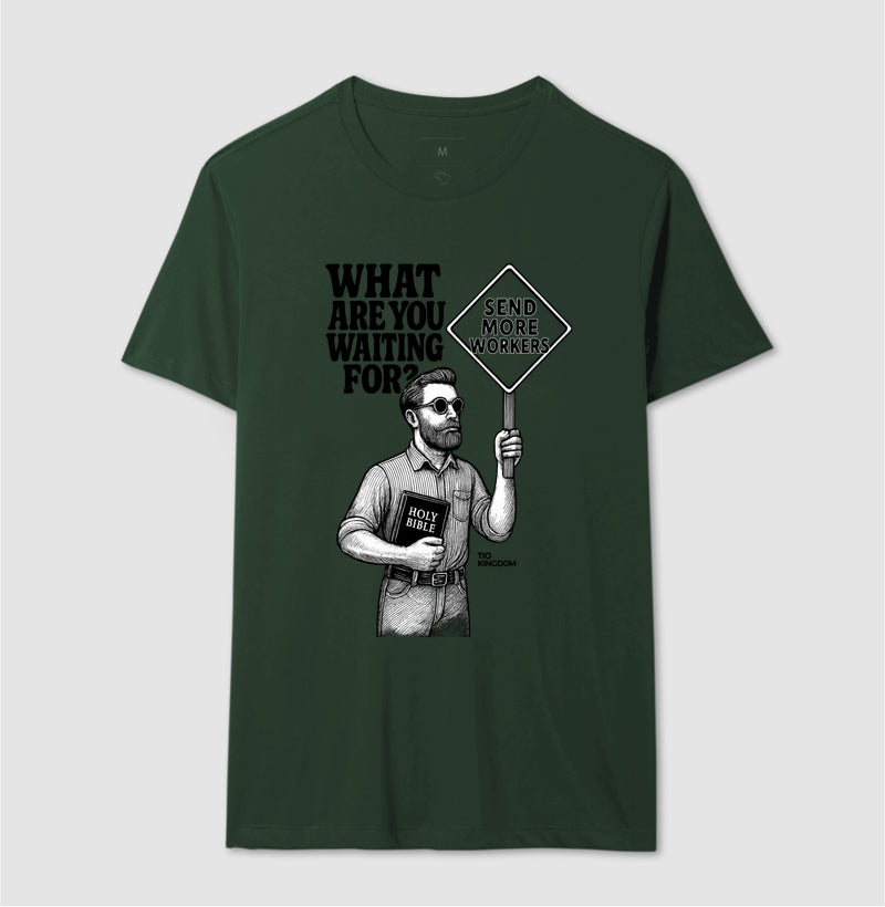 CAMISETA GOSPEL SEND MORE WORKERS