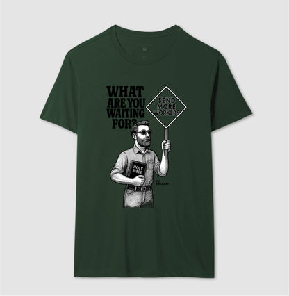 CAMISETA GOSPEL SEND MORE WORKERS