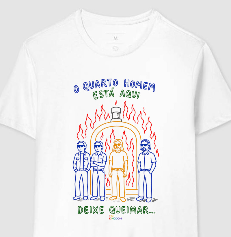CAMISETA GOSPEL ADULTO DEIXE QUEIMAR KINGDOM VIBES