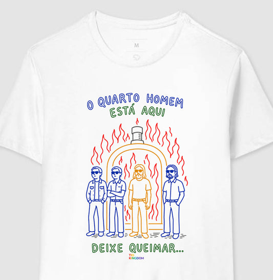 CAMISETA GOSPEL ADULTO DEIXE QUEIMAR KINGDOM VIBES