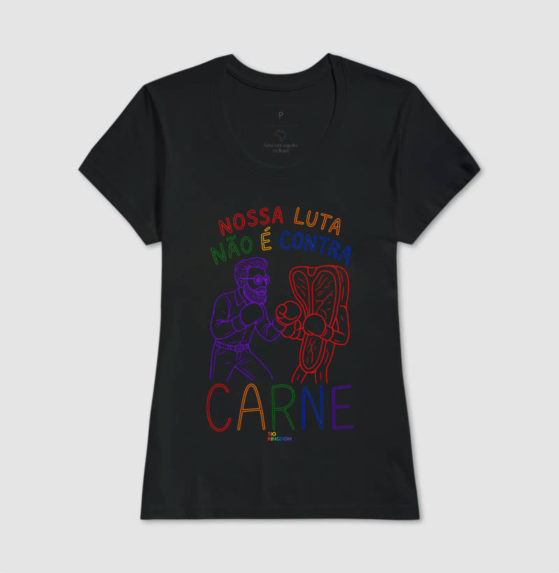 CAMISETA GOSPEL ADULTO CONTRA CARNE KINGDOM VIBES
