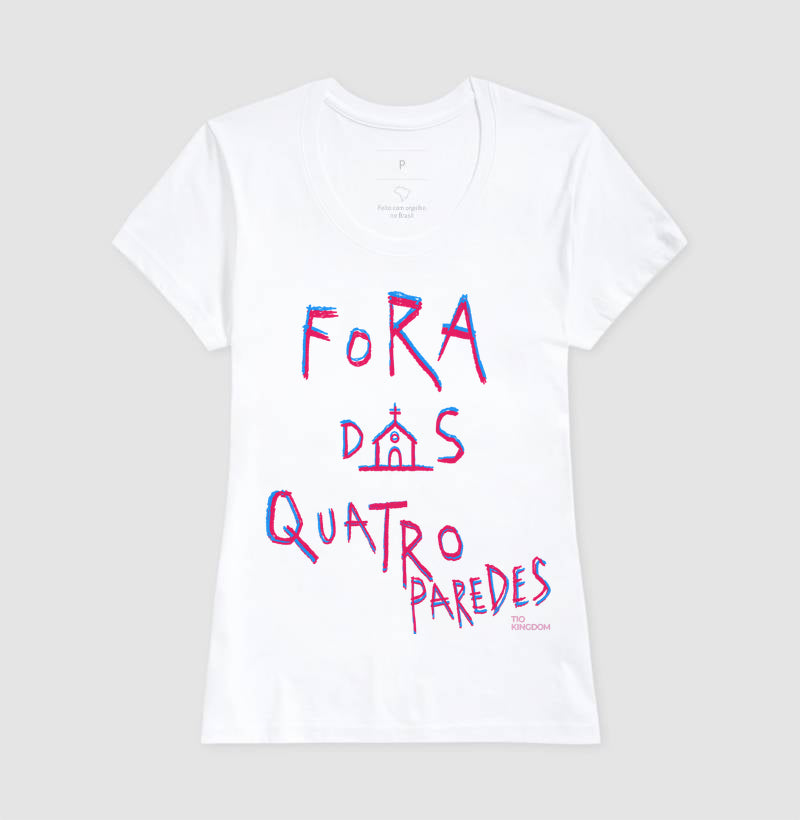 Camiseta Fora das 4 Paredes Burst of Colors