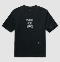 CAMISETA OVERSIZED GOSPEL CRISTÃ PAID IN HOLY BLOOD