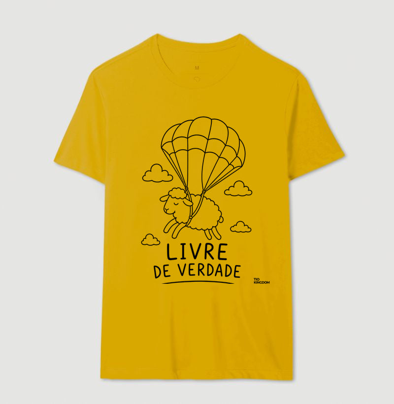 CAMISETA GOSPEL LIVRE DE VERDADE