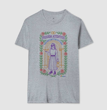 CAMISETA GOSPEL ADULTO FIQUEM ATENTOS KINGDOM VIBES