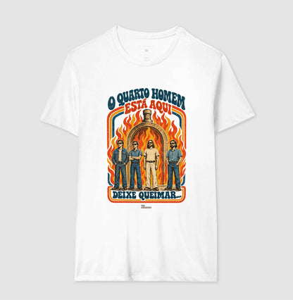 Camiseta Vintage O Quarto Homem - Fornalha