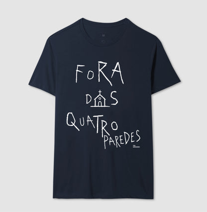 Camiseta Cristã Fora Das 4 Paredes Gospel Streetwear