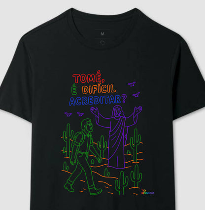 CAMISETA GOSPEL ADULTO TOMÉ E JESUS KINGDOM VIBES