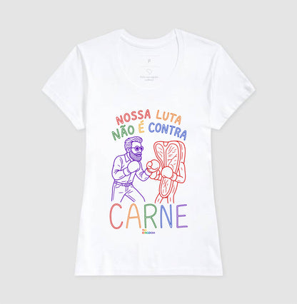 CAMISETA GOSPEL ADULTO CONTRA CARNE KINGDOM VIBES