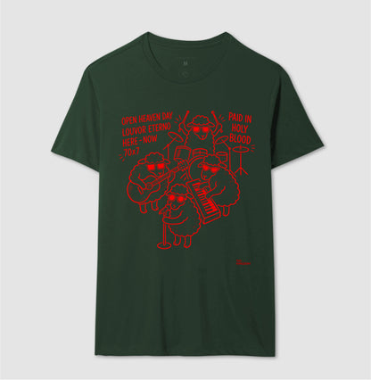 Camiseta Cristã Open Heaven - Louvor Eterno | Moda Gospel Streetwear