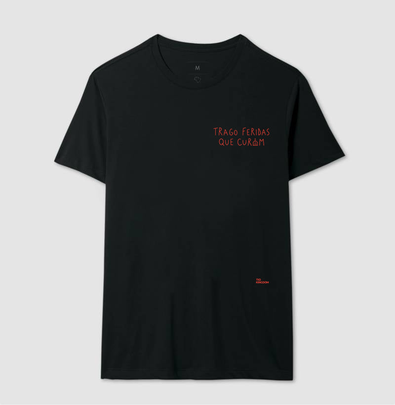 Camiseta Minimalista Feridas Que Curam