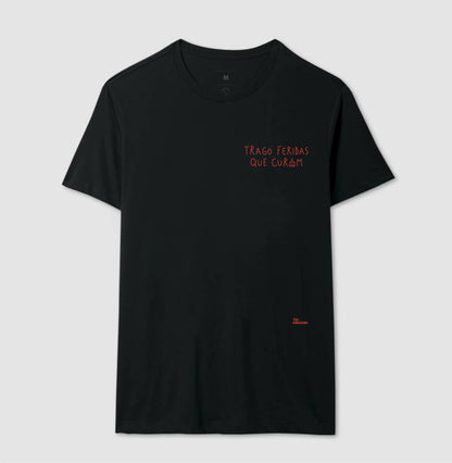 Camiseta Minimalista Feridas Que Curam