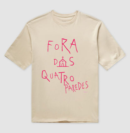 Oversized Fora Das Quatro Paredes Gospel Streetwear