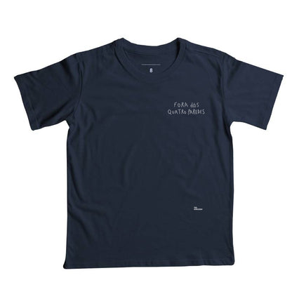 Camiseta Infantil Minimalista Fora das 4 Paredes
