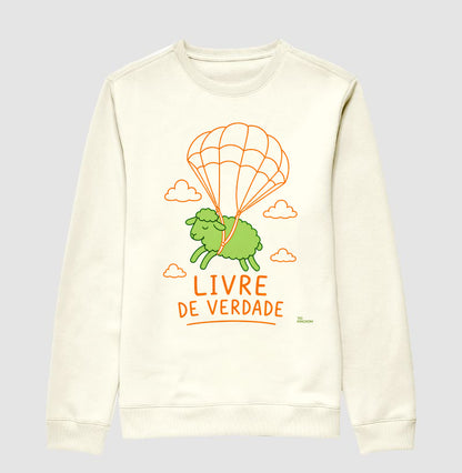 BLUSA GOSPEL MOLETOM LIVRE DE VERDADE