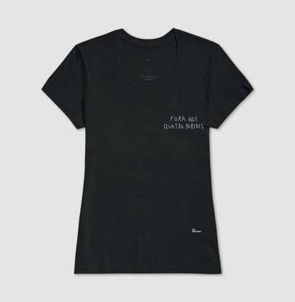 Camiseta Clássica Minimalista Fora das 4 Paredes