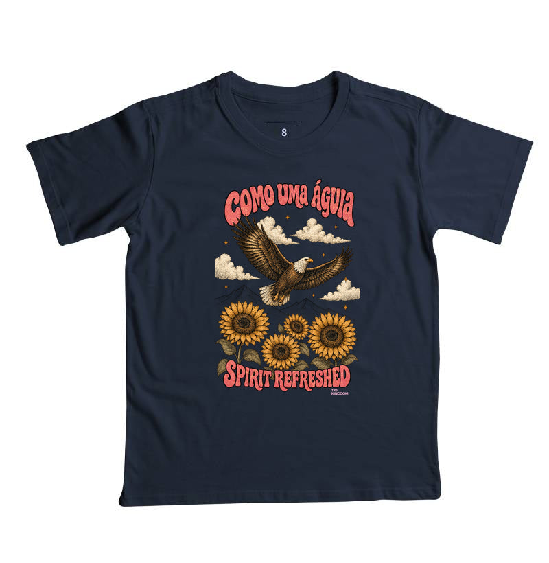 Camiseta Infantil Vintage Gospel Como Águia — SPIRIT REFRESHED Isaías 40:31