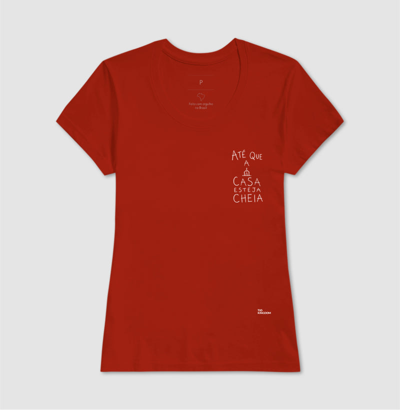 Camiseta Casa Cheia Minimalista