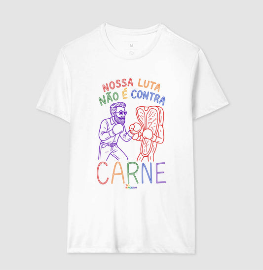 CAMISETA GOSPEL ADULTO CONTRA CARNE KINGDOM VIBES