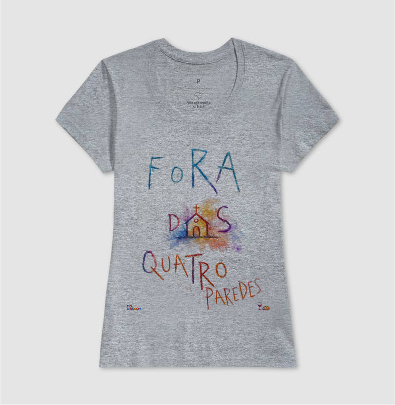 Camiseta Aquarela Fora das Quatro Paredes - Tio Kingdom
