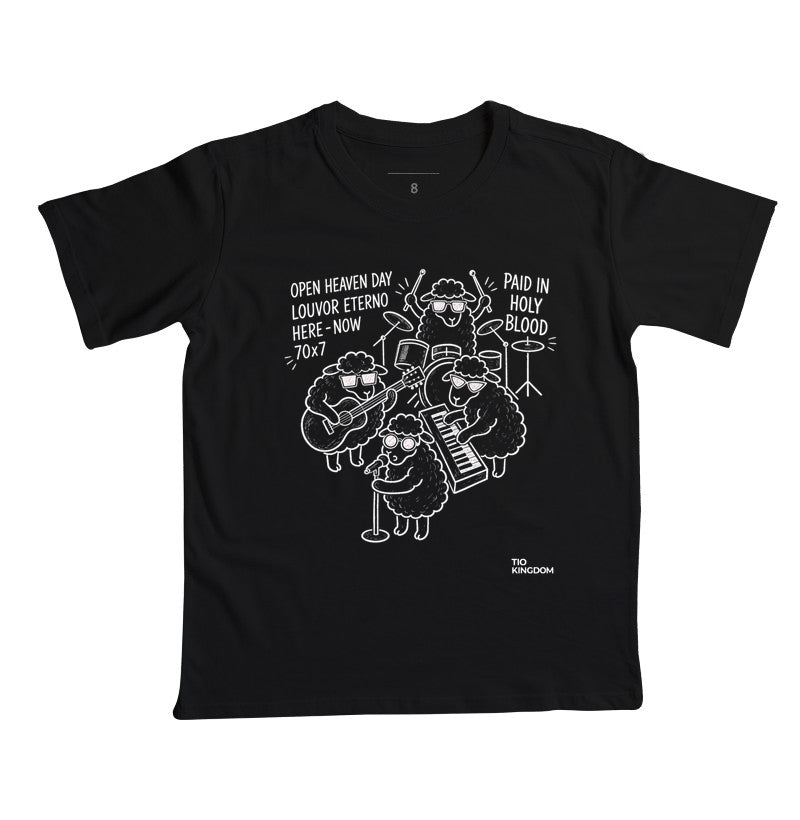 Camiseta Gospel Infantil Cristã Open Heaven