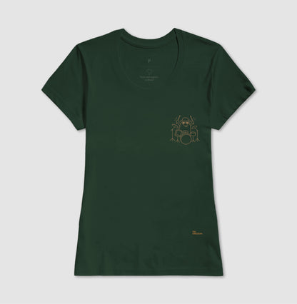Camiseta Gospel The Dreamer Drummer On Fire Minimalista