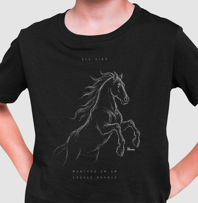 Camiseta Infantil White Horse Revelation (Apocalipse)