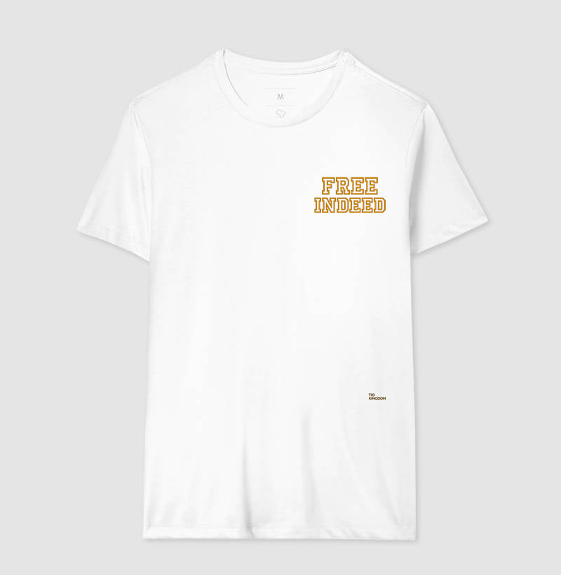 Camiseta Minimalista Free Indeed Gospel